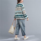 Abstract Printed Long Sleeves T-Shirt